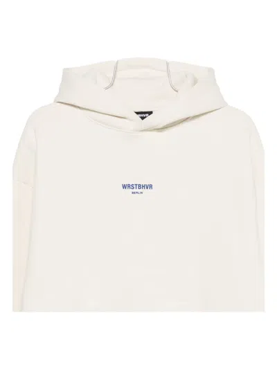 Wrstbhvr Logo-detailing Hoodie In Neutral
