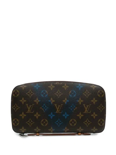 Pre-owned Louis Vuitton 2014 Monogram V Line Atoll Organizer In Brown