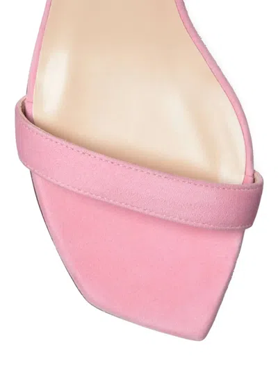 Stuart Weitzman Simple Heart Crystal-heart-embellished Sandals In Multi