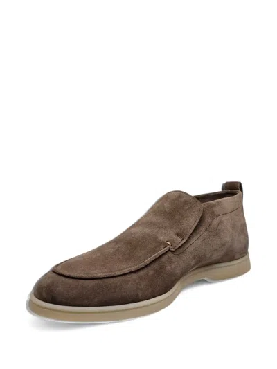 Henderson Baracco Pull-tab Loafers In Brown