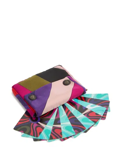 Pucci Marmo-print Playing Cards In Multi