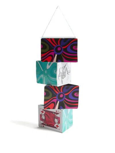 Pucci Marmo-print Playing Cards In Multi