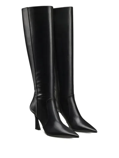 Stuart Weitzman Vinnie Zip Boot 85 In Black