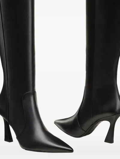 Stuart Weitzman Vinnie Zip Boot 85 In Black