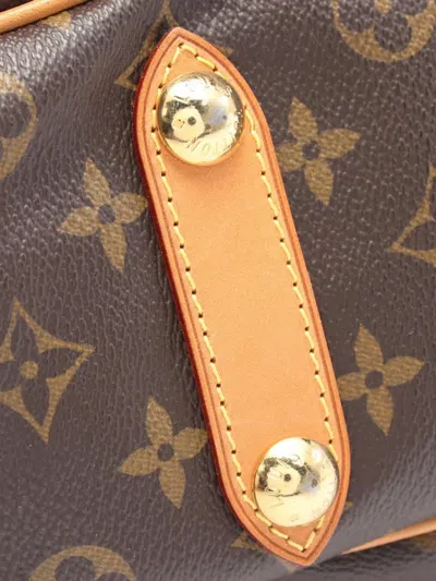 Pre-owned Louis Vuitton 2008 Monogram Galliera Pm Shoulder Bag In Brown