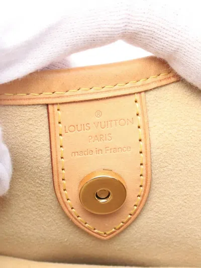 Pre-owned Louis Vuitton 2008 Monogram Galliera Pm Shoulder Bag In Brown