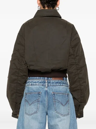 Feng Chen Wang Lace-up Pocket Jacket In Multi