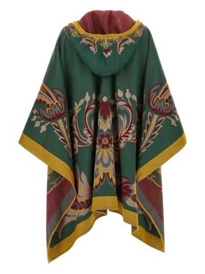 Etro Cape With Pasly Motif Scarves And Foulards Multicolor In Multi