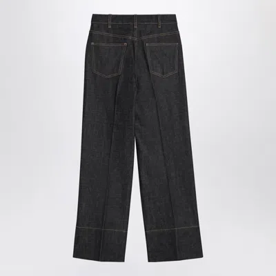 Givenchy Dark Blue Denim Jeans Women In Black