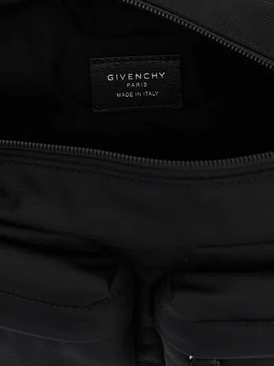 Givenchy Multi-pocket Top-handle Belt Bag In Black