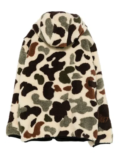 Market Camouflage-pattern Zip-up Hoodie In Neutral