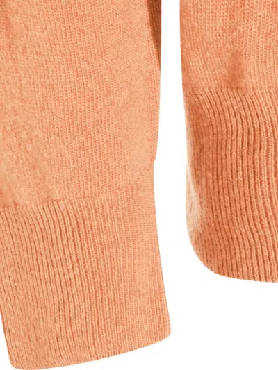 Altea Camel Wool Knitwear In Brown