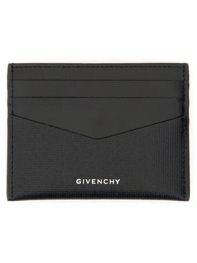 Givenchy Men Portafoglio In Pelle Classique 4g In Black