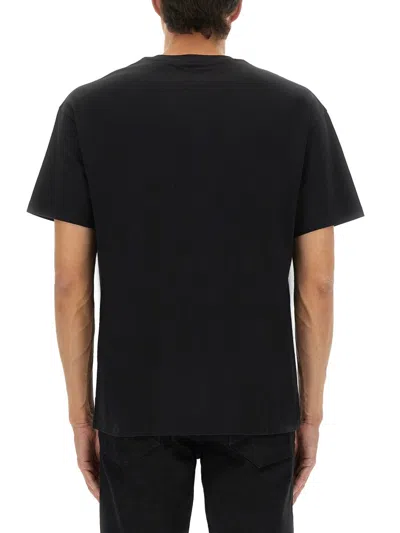 Givenchy Cotton T-shirt With Stamp Print Clothing In Black