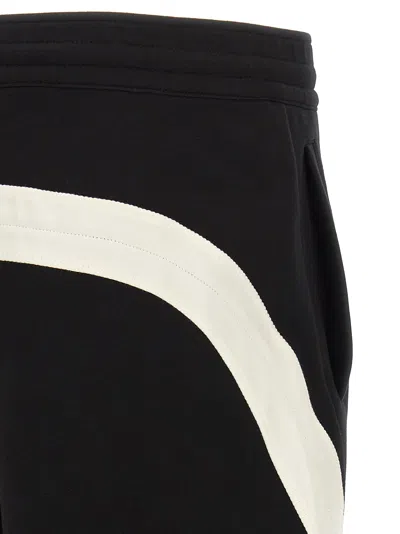 Givenchy Mens Black Open Seam Contrast Cotton-jersey Jogging Bottoms Xl In Black