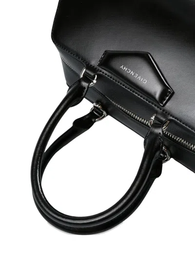 Givenchy Women Antigona East West Small Leather Shoulder Bag In Black