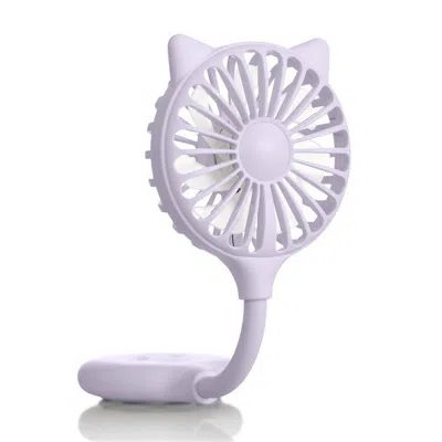 Zadro Cat Ear Beauty Fan - Lavender In Purple