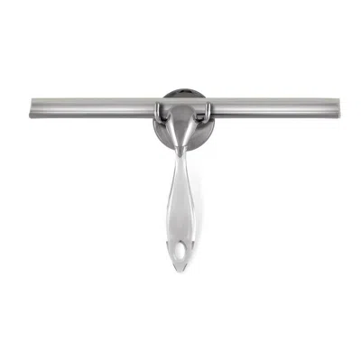 Zadro Shower Squeegee With Wall Mount Bracket - Clear In Transparent