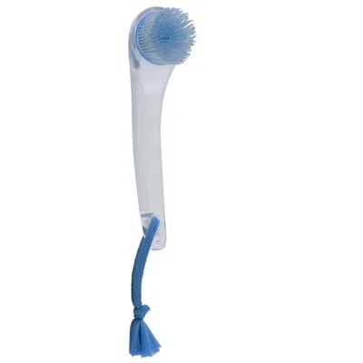 Zadro Exfoliating Facial Brush With Silicone Bristles - Clear In Transparent