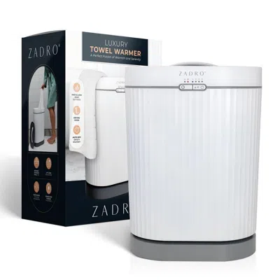 Zadro Fluted Towel Warmer - White/gray In Transparent