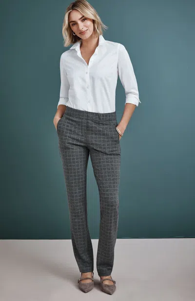 Jjill J.jill Ponte Welt-pockets Slim-leg Pants