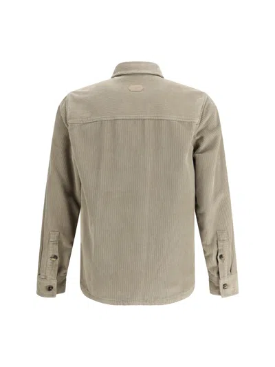 Jacob Cohen Corduroy Button-down Jacket In Green