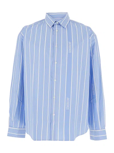 Jacquemus Men's La Chemise Simon In Blue