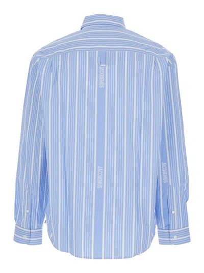 Jacquemus Men's La Chemise Simon In Blue