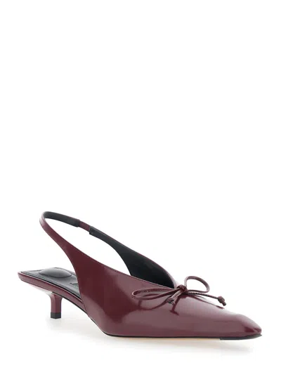 Jacquemus The "cubisto" Slingbacks In Red