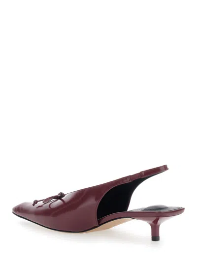 Jacquemus The "cubisto" Slingbacks In Red