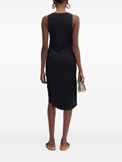Jacquemus Women La Robe Peplo Courte Dress In Black