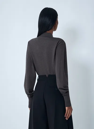 Jacquemus Women Le Body Tordu Merino In Gray