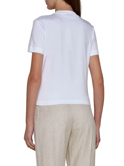 Jacquemus T-shirt Gros Grain With Logo In White