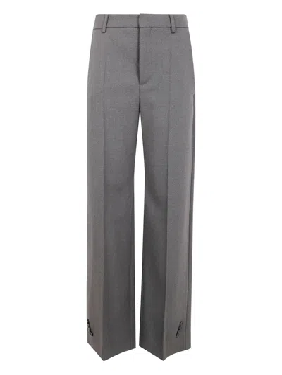 Jean Paul Gaultier Tailoring Trouser With Hem Buttoning Detail Clothing In Gray