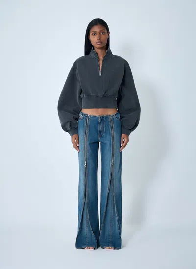 Jean Paul Gaultier Women Zip-up Jeans In Multi