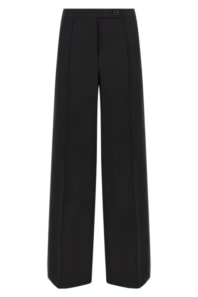 Pinko Trousers Blacks And Greys In Black