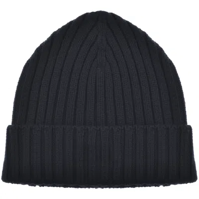 Paul &amp; Shark Paul And Shark Wool Beanie Hat Navy In Blue