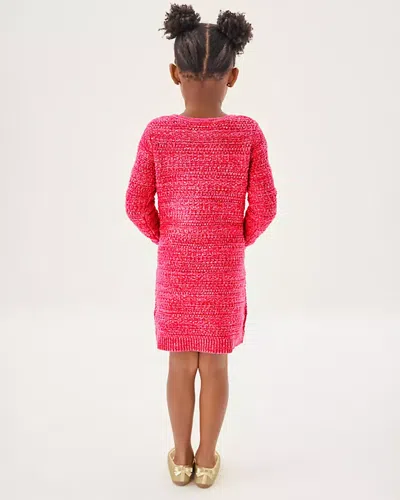 Lilly Pulitzer Girls Lolo Sweater Dress In Pink