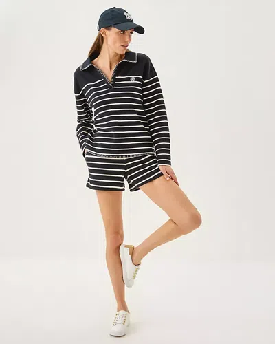 Lilly Pulitzer 4" Aubra Mid Rise Terry Short In Black