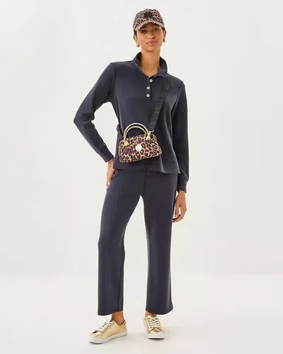 Lilly Pulitzer Upf 50+ Cowie Pullover In Black