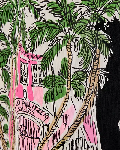 Lilly Pulitzer Darlene Stretch Maxi Shift Dress In Multi