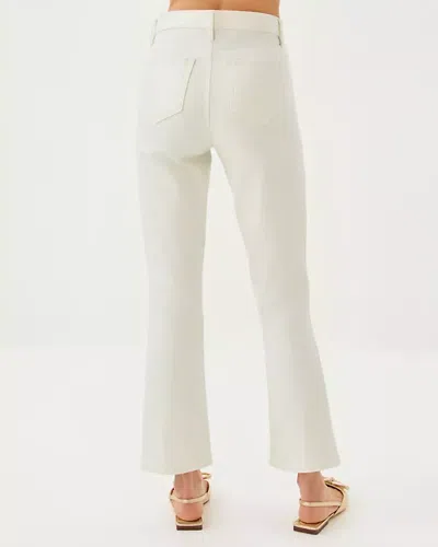 Lilly Pulitzer 28" Liza Shimmer Crop Flare Jean In White