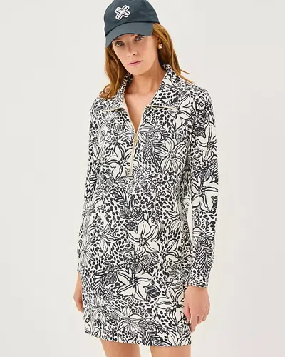 Lilly Pulitzer Upf 50+ Eleni Dress In Black