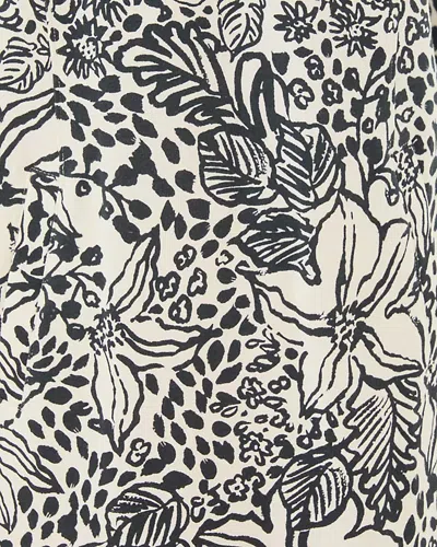 Lilly Pulitzer Upf 50+ Eleni Dress In Black