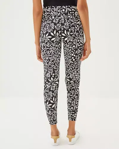 Lilly Pulitzer Upf 50+ Luxletic 28" Island Mid Rise Jogger In Black