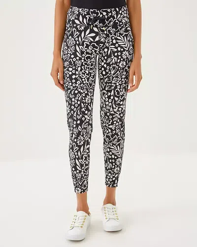 Lilly Pulitzer Upf 50+ Luxletic 28" Island Mid Rise Jogger In Black