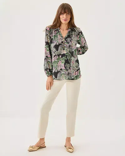 Lilly Pulitzer Elsa Silk Top In Multi