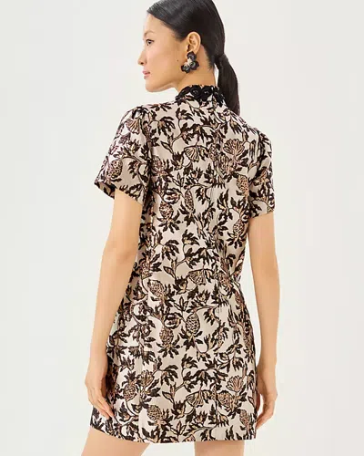 Lilly Pulitzer Teddy Jacquard Shift Dress In Black