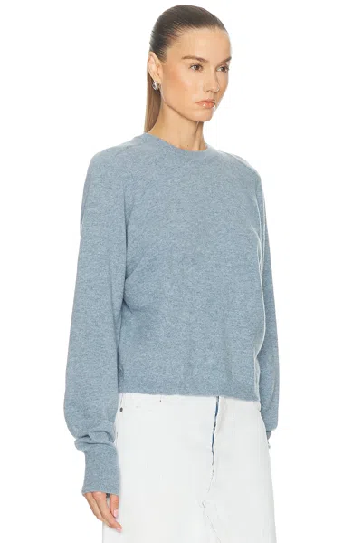 Maison Margiela Long Sleeve Knit Sweater With Crew Neck In Multi