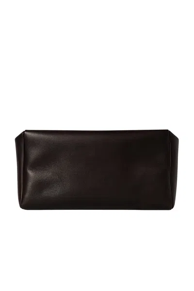 The Row Squared Compact Clutch In Brown